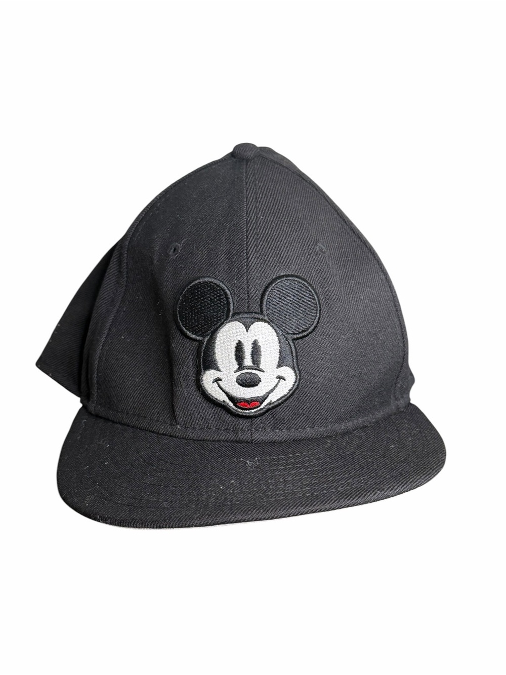New Era Disney Mickey Mouse Black 59FIFTY Fitted Hat Cap 7 5/8 Wool
